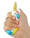 Aolige Squishies Slow Rising Jumbo Kawaii Cute Colorful Unicorn Donut Creamy Scent for Kids Party Toys Stress Reliever Toy
