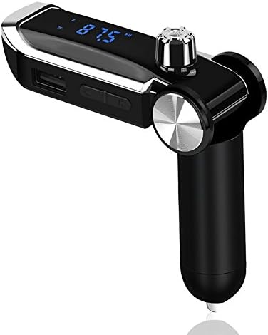 FM Transmitter Bluetooth In-Car w/ USB Charging Port , Multipoint , Music Controls &amp; Hands-Free Calling - For Smartphones Apple iPhone , Samsung Galaxy , Motorola Moto , Google Pixel (BBL02)
