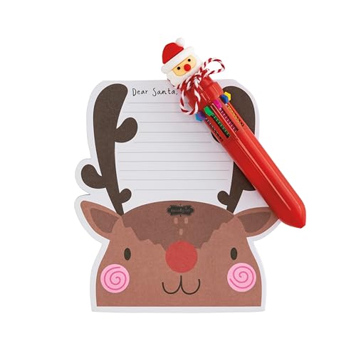 Mud Pie Kids Christmas Reindeer Pad and Pen
