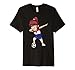 Dabbing Soccer Girl Croatia Jersey Shirt - Croatian Football