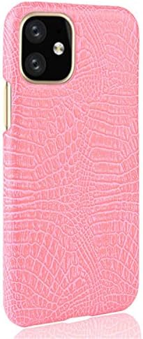 for iPhone 11 Pro Case for iPhone 11 Pro Max Crocodile Skin PU Leather Hard Cover Case for iPhone 11 Pro for iPhone 11 Phone Cases,for iPhone 11,Pink