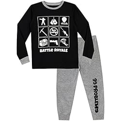 battle royale boys gaming pajamas size 16 multicolored - fortnite apparel youth