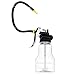 New 250cc Transparent High Pressure Pump Oiler Lubrication Oil Can Plastic Machine Oiler Grease 245mm Length flex Gun