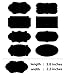 Wewdigi. UNI-FAM Mason Jars Labels, 80 Chalkboard Stickers - Canisters Labels - Chalk Makers Erasable