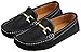 SKOEX Boy's Leather Loafers Slip On Boat Shoes