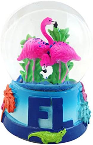 Florida Flamingo Snow GLobe 65mm