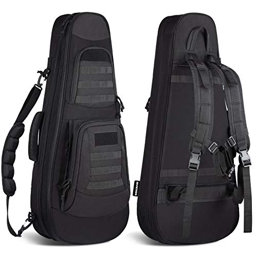 HUNTSEN Tactical Rifle Bag Backpack 32" Padded Gun Bag Soft Gun Case