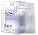 Fanta5tic 50 Pack Extra Thick ID Card Badge Holder, Vertical Hanging Card Holder with Zipper, Type Resealable Bulk Nametag Holders, Clear PVC, Waterproof Sleeve Pouch