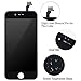 for iPhone 6 Screen Replacement Black LCD Display Touch Screen Digitizer Frame Assembly Full Set with Free Tools and Professional Glass Screen Protector for iPhone 6 (4.7 inches) (6 Black)