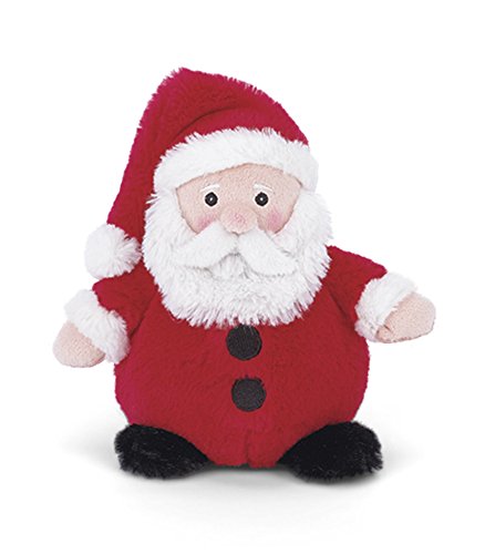 Bearington Baby Nick Christmas Plush Stuffed Animal Santa Claus, 6 inches