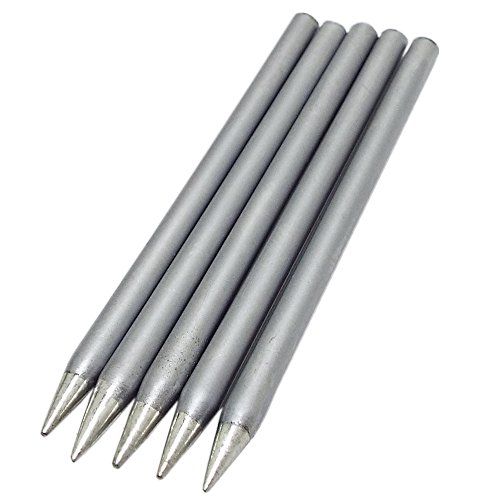 Electric Soldering Iron 30W Copper Tip for Longevity Silver (5-Piece Pack)
