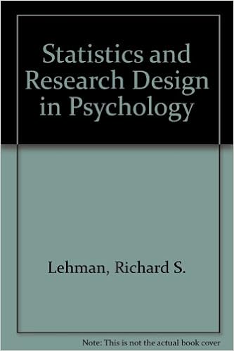 Statistics And Research Design In Psychology Amazon Co Uk