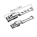 Nail Clipper Set with File- Stainless Steel Long Handle Nail- 360 Degree Rotating Cutter Head for Fingernails and Toenails by Bonworl