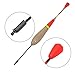 Free Fisher 10 Pcs Fishing Bobber Cork Float Antenna Balsa Wood 5.3