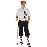 Argyle Paradise Outfit - Mens JJJJ: Black Red and