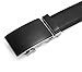 KAERMU Men's Leather Ratchet Belt Strap Only 35mm 1 3/8,Leather Belt without Buckle (Black4, UP TO Waist：44