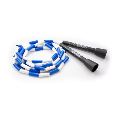 BuyJumpRopes Segmented Jump Rope (rainbow, 9 ft)