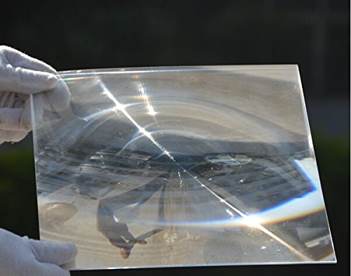 1-Pack Large Fresnel Lens 1100*1100mm Focal Length 1300mm Acrylic Magnifier Lenses High Light transmittance By SIX SEASONS