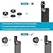 Phone Camera Lens,7 in 1 Cell Phone Lens Kit -120°Wide Angle Lens,Macro Lens,198°Fisheye Lens,Starburst Lens,2X telephoto,CPL,6 Kaleidoscope,Clip-On Compatible iPhone Samsung and Most Smartphone