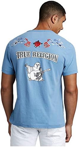 True Religion Men's Floral Buddha Tee
