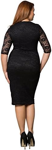 Kiyonna Women's Plus Size Valentina Illusion Dress