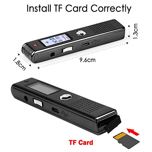Seanme 2019 New Version Transcribe Voice Recorder, Digital Voice Sound
