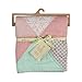 Lolli Living Sparrow Cotton Filled Comforter – Triangle – Colorful, Modern Cotton Comforter, Lightweight and Soft Baby Blanket for Crib, Stroller&Tummy Time