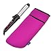 BCP Neoprene Curling Iron Holder Flat Iron Curling Wand Travel Cover Case Bag Pouch (Hot Pink)