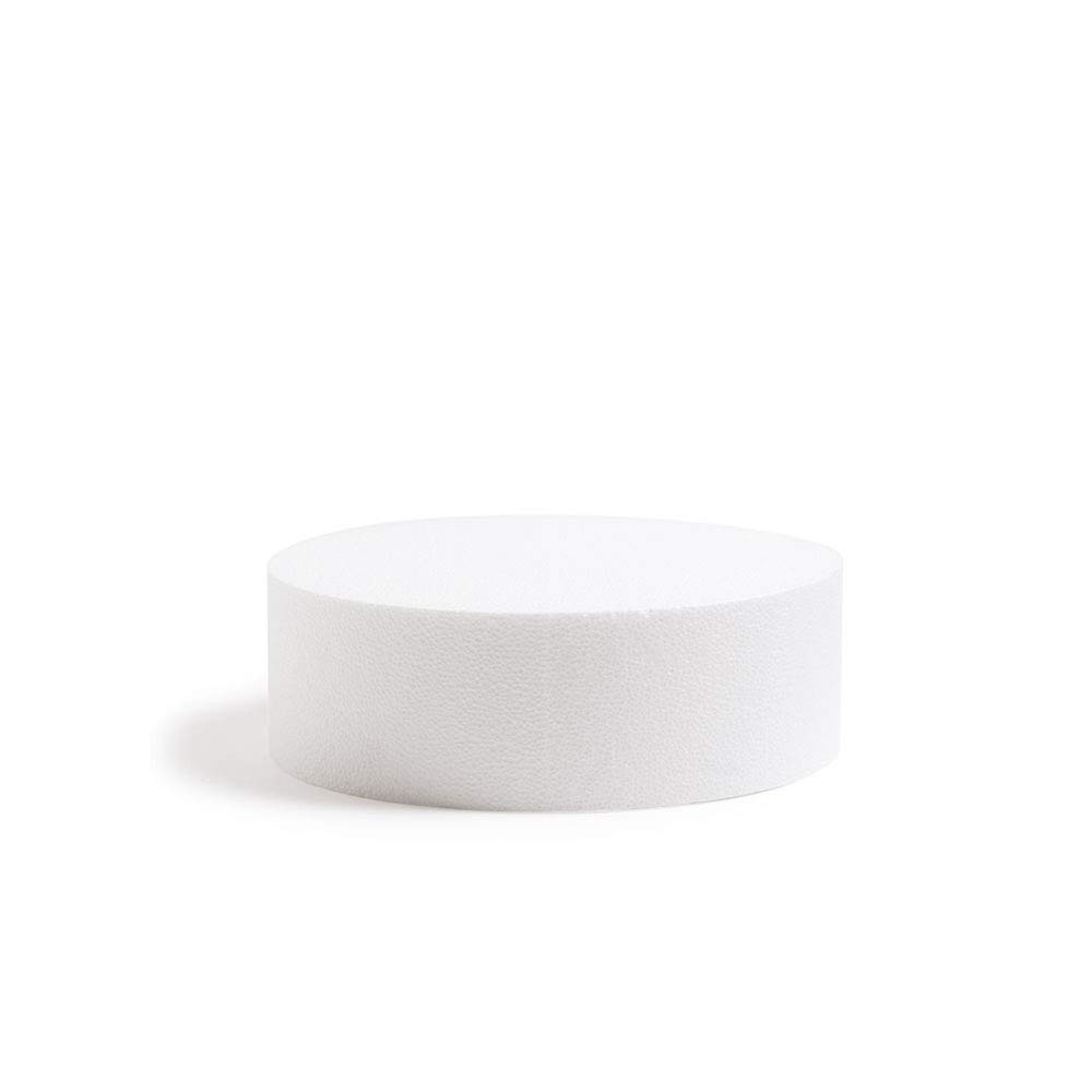 DECORA 0173815 POLYSTYRENE Disk Ø 30 X H 10 CM, Polistirolo, Off-White
