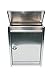 NACH TX-77ss Dorsa Stainless Steel Mail Box with Key, Medium, 1-Pack