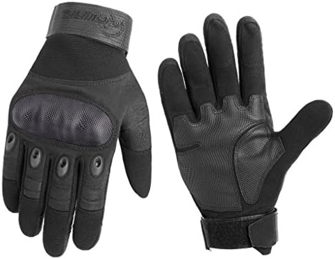 Rubber hard knuckle full finger gloves motorcycle riding hiking hiking hunting outdoor sports equipment gloves