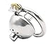 New cage chastity device penis lock chastity urethral penis ring chastity belt men (ring 4.5cm)
