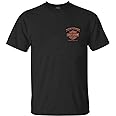 Harley-Davidson Men's Eagle Piston Short Sleeve Crew-Neck Cotton T-Shirt - Black