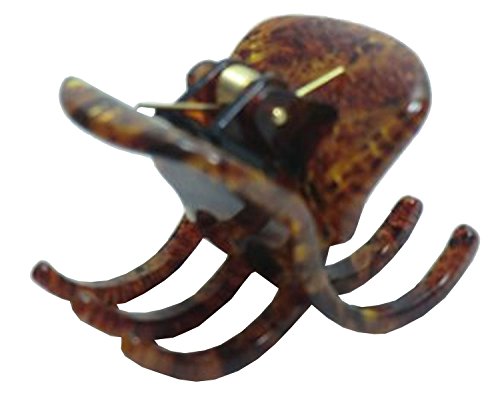 Charles J Wahba Mini Rounded Pinch Claw Linen Tort Color Handmade France