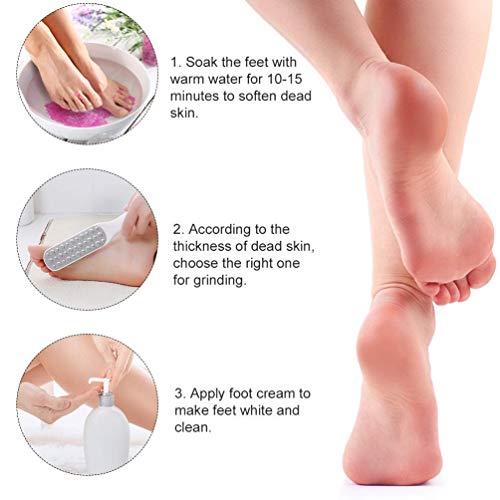 Professional 9 in 1 Pedicure Kit Foot File Set Callus Remover Kit Foot Rasp for Removing Hard Skins and Cracked Skin Corns, Suitable for Women&Men - Thumbnail 5