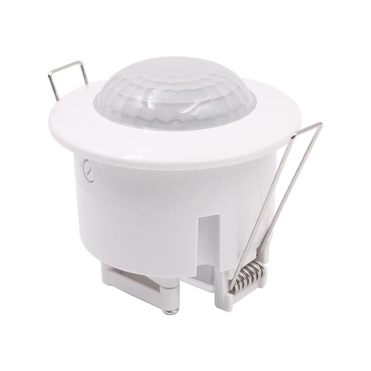 Tiardey 360 Degree PIR Motion Sensor White Recessed Ceiling Mounted Occupancy Light Switch Presence Detector for Home Security