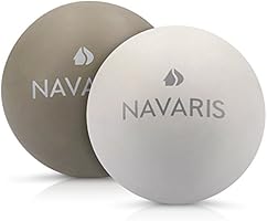 Navaris Set de 2 Bolas para masajes - Bolas de Lacrosse para ...