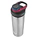 Contigo Shake & Go Fit Stainless Steel Shaker Bottle, Vacuum-Insulated Gym Water Bottle with Whisk, 24oz Protein Blender, Dusted Navy