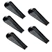 Rubber Doorstop Wedge Suitable for All Floors Non-Scratching and Anti-Slip Design (5 Packs)