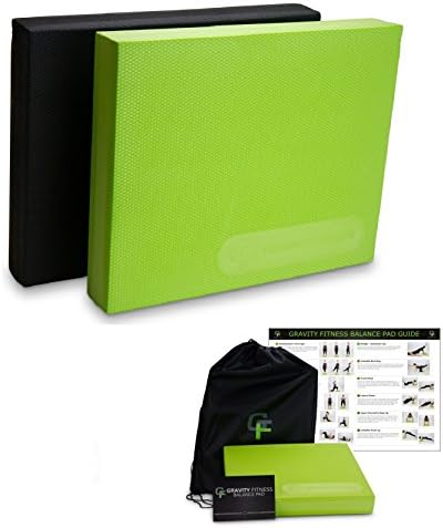 #1 Physical Therapist Recommended Balance Pad, Gravity Fitness Premium Quality No-slip Balance Pad, Includes Free Storage Bag and Exercise Program