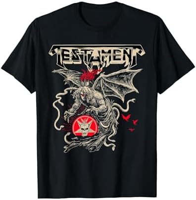 Amazon.com: Testament 'The New Order' (Black) T-Shirt (x-Large