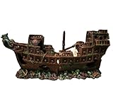 Extra Large Sunken Pirate Ship Galleon Aquarium