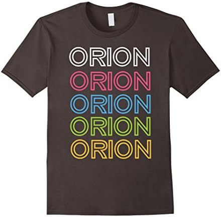 Mens Orion, IL Modern Vintage Style Illinois T-shirt Large Asphalt