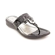 black wedge sandals size 5