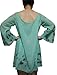 WorkTd Women's Cutout Cold Shoulder Tye Dye Chiffon Beach Sundress