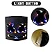 LED Light Up DJ Helmet, Music Festival Mask, Novelty Halloween Costume Party Props (White)