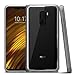 Xiaomi Pocophone F1 Case/Xiaomi Poco F1 Case, VRS Design [Transparent] Clear Heavy Duty Protection [Crystal Chrome] Anti-Yellowing Acryl Back TPU Bumper Compatible with Xiaomi Poco F1 (2018)