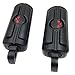SMT-BLACK 2pcs Skull Footrest Foot Pegs Compatible With 1984-2014 Harley Davidson [B00RUE3L64]