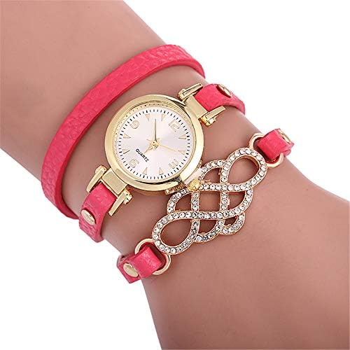 Fashion Women Crystal Watches,veyikdg Stylish Analog Dress Watch Ladies Quartz Bling Diamond Bracelet Rhinestone Wrist Watch Unique Female Gift Valentine's Day Present