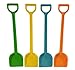 Kids Beach Sandbox Durable Plastic Toy Shovels - Set of 4